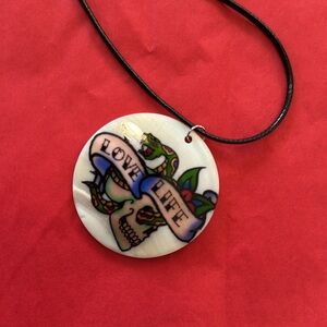 Vintage Style Skull Pendant Necklace